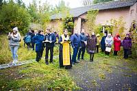 Освящение крестов и куполов для семейно-просветительского комплекса в Шатуре