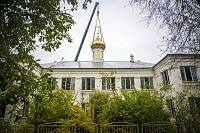 Освящение крестов и куполов для семейно-просветительского комплекса в Шатуре