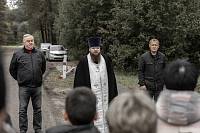 Освящение памятника в войсковой части в Павловском Посаде
