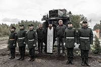 Освящение памятника в войсковой части в Павловском Посаде