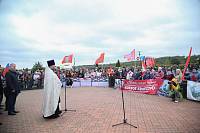 Траурный митинг на Богородском кладбище