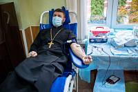 Сбор донорской крови в Троицком соборе г. Щелково