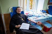 Сбор донорской крови в Троицком соборе г. Щелково