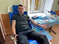 Сбор донорской крови в Троицком соборе г. Щелково