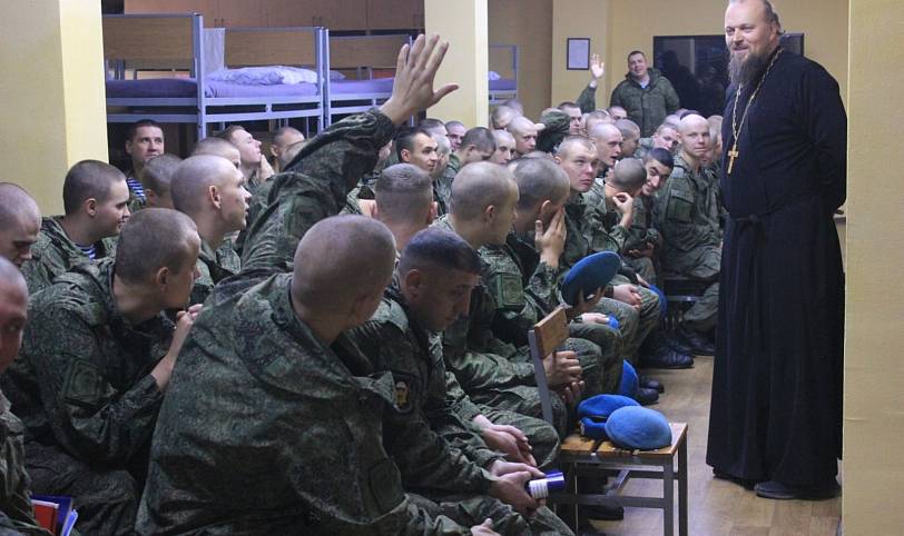 Беседа в военной части воздушно-десантных войск г. Орехово-Зуева