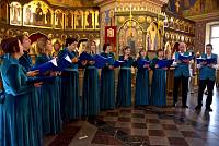Концерт вокального ансамбля «Благовест» в Сергиевском храме деревни Алмазово