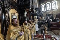 Престольный праздник в Вознесенском храме Павловского Посада