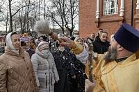 Престольный праздник в Вознесенском храме Павловского Посада