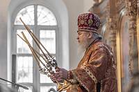 Архиерейское богослужение в Никитском храме деревни Бывалино