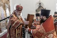Архиерейское богослужение в Никитском храме деревни Бывалино
