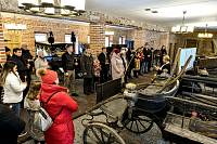 Освящение каретного двора в усадьбе Я. В. Брюса