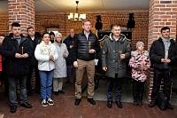 Освящение каретного двора в усадьбе Я. В. Брюса