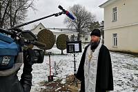 Закладка памятников священномученику Кукше и преподобномученику Никону Печерским в Николо-Берлюковской Пустыни