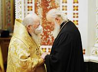 Митрополит Крутицкий и Коломенский Павел и архиереи Московской митрополии сослужили Святейшему Патриарху Кириллу за Божественной литургией в Храме Христа Спасителя