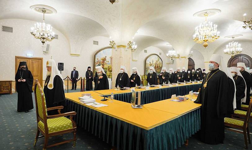 Митрополит Крутицкий и Коломенский Павел принял участие в совместном заседании Священного Синода и Высшего Церковного Совета