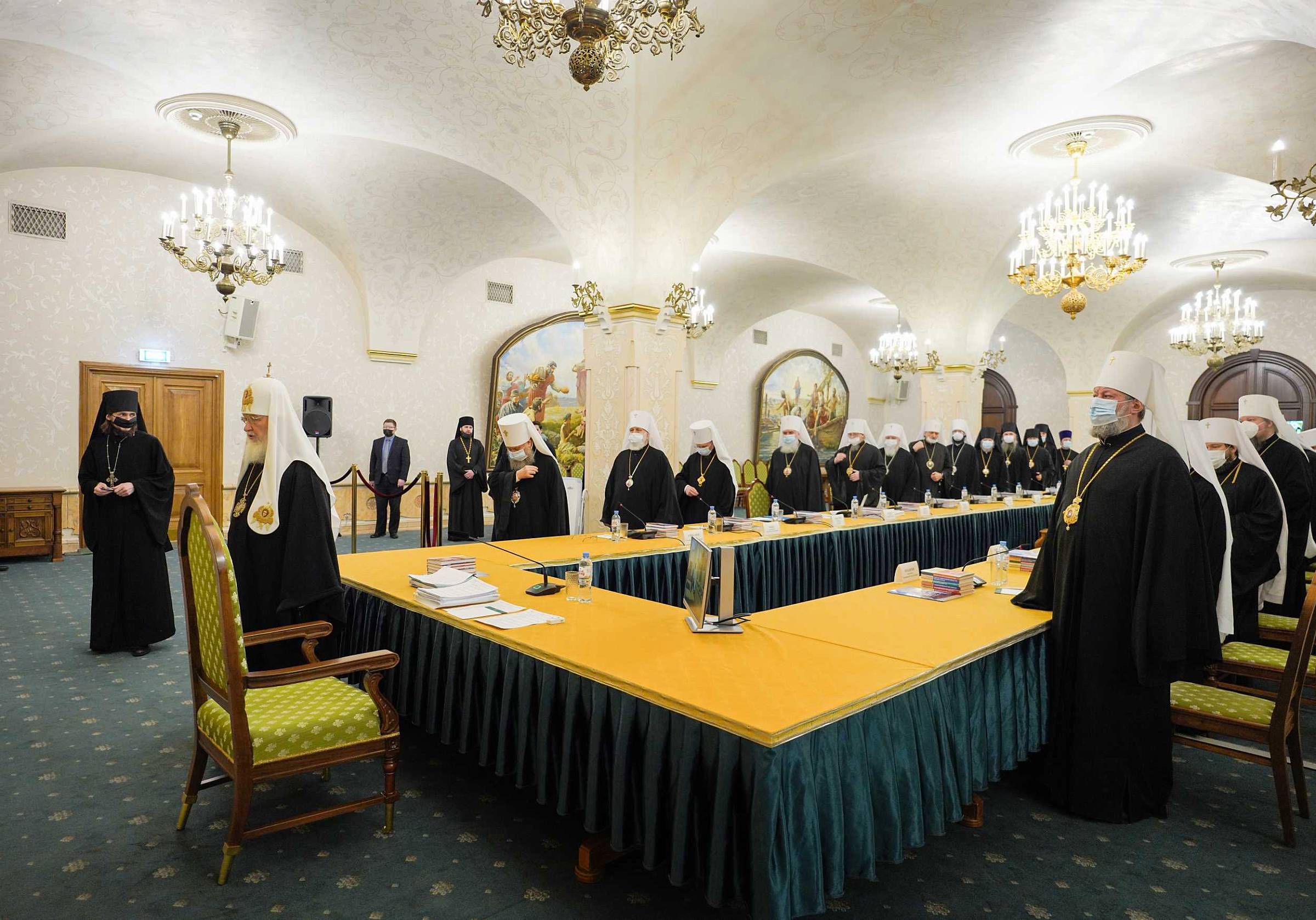 Митрополит Крутицкий и Коломенский Павел принял участие в совместном заседании Священного Синода и Высшего Церковного Совета