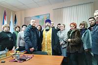 Молебен в воинской части Павловского Посада