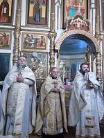 Богослужение в Никитском храме деревни Кабаново