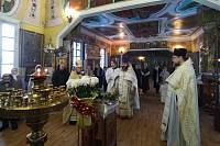 Богослужение в Никитском храме деревни Кабаново