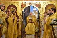 Архиерейское богослужение во Фряново