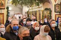 Архиерейское богослужение в Богоявленском храме села Бисерово