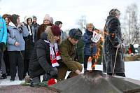 Митинг в Ногинске, посвященный годовщине снятия блокады Ленинграда