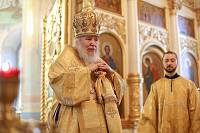 Архиерейское богослужение в Петропавловском храме поселка Обухово