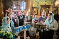 Архиерейское богослужение в Князь-Владимирском храме деревни Новофрязино