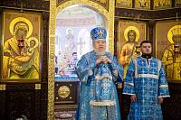 Архиерейское богослужение в Князь-Владимирском храме деревни Новофрязино