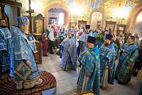 Архиерейское богослужение в Князь-Владимирском храме деревни Новофрязино