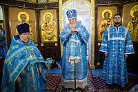 Архиерейское богослужение в Князь-Владимирском храме деревни Новофрязино