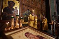 Архиерейское богослужение в Троицком храме микрорайона Железнодорожный городского округа Балашиха