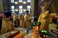 Архиерейское богослужение в Троицком храме микрорайона Железнодорожный городского округа Балашиха