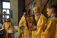 Архиерейское богослужение в Троицком храме микрорайона Железнодорожный городского округа Балашиха