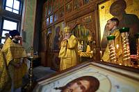 Архиерейское богослужение в Троицком храме микрорайона Железнодорожный городского округа Балашиха