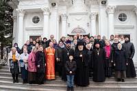 Архиерейское богослужение в Троицком храме деревни Павлино