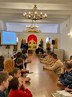 Встреча православной молодежи с председателем совета ветеранов городского округа Павловский Посад