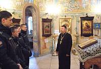 Кадеты в Князь-Владимирском храме деревни Новофрязино