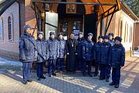 Кадеты в Князь-Владимирском храме деревни Новофрязино