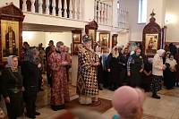 Архиерейское богослужение в храме блаженной Матроны Московской г. Ногинска