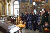 Росгвардейцы в Богоявленском соборе Ногинска