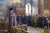 Росгвардейцы в Богоявленском соборе Ногинска