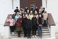 Гости в Христорождественском храме села Ямкино