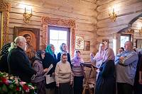 Престольный праздник в Алексиевском храме деревни Медвежьи Озера