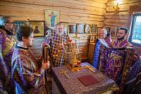 Престольный праздник в Алексиевском храме деревни Медвежьи Озера