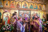 Престольный праздник в Алексиевском храме деревни Медвежьи Озера