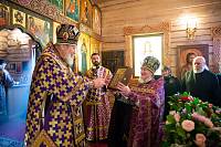 Престольный праздник в Алексиевском храме деревни Медвежьи Озера