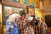 Престольный праздник в Алексиевском храме деревни Медвежьи Озера