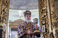 Архиерейское богослужение в Покровском храме села Воскресенское