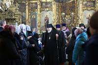 Архиерейское богослужение в Покровском храме села Воскресенское